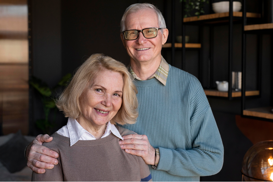 Un couple suisse à la retraite